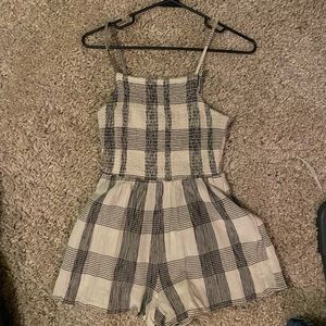 Topshop plaid romper!!!!!!